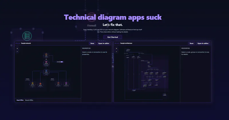 Conexxio - Network & Software Diagrams screenshot 1