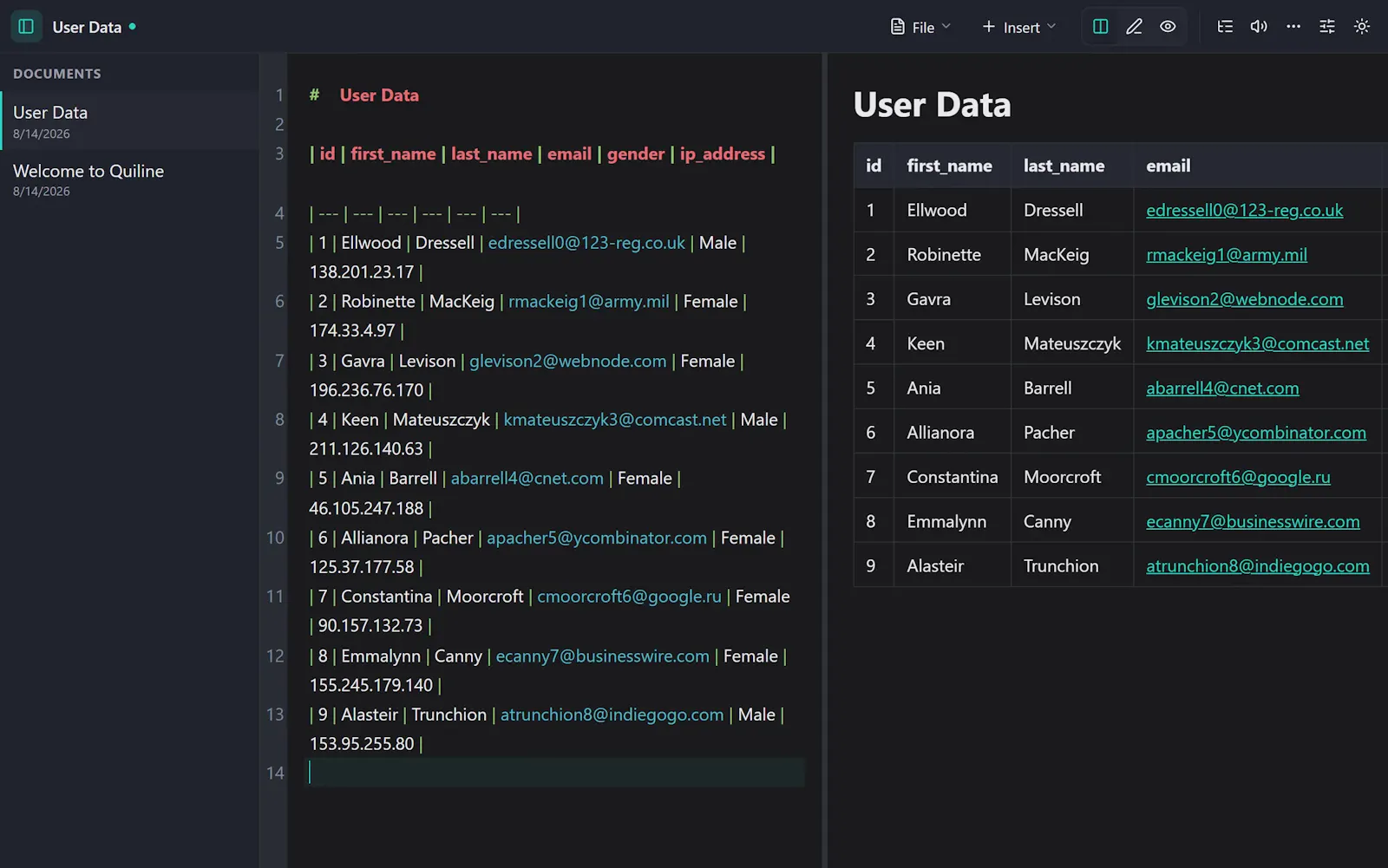 Quiline screenshot 3