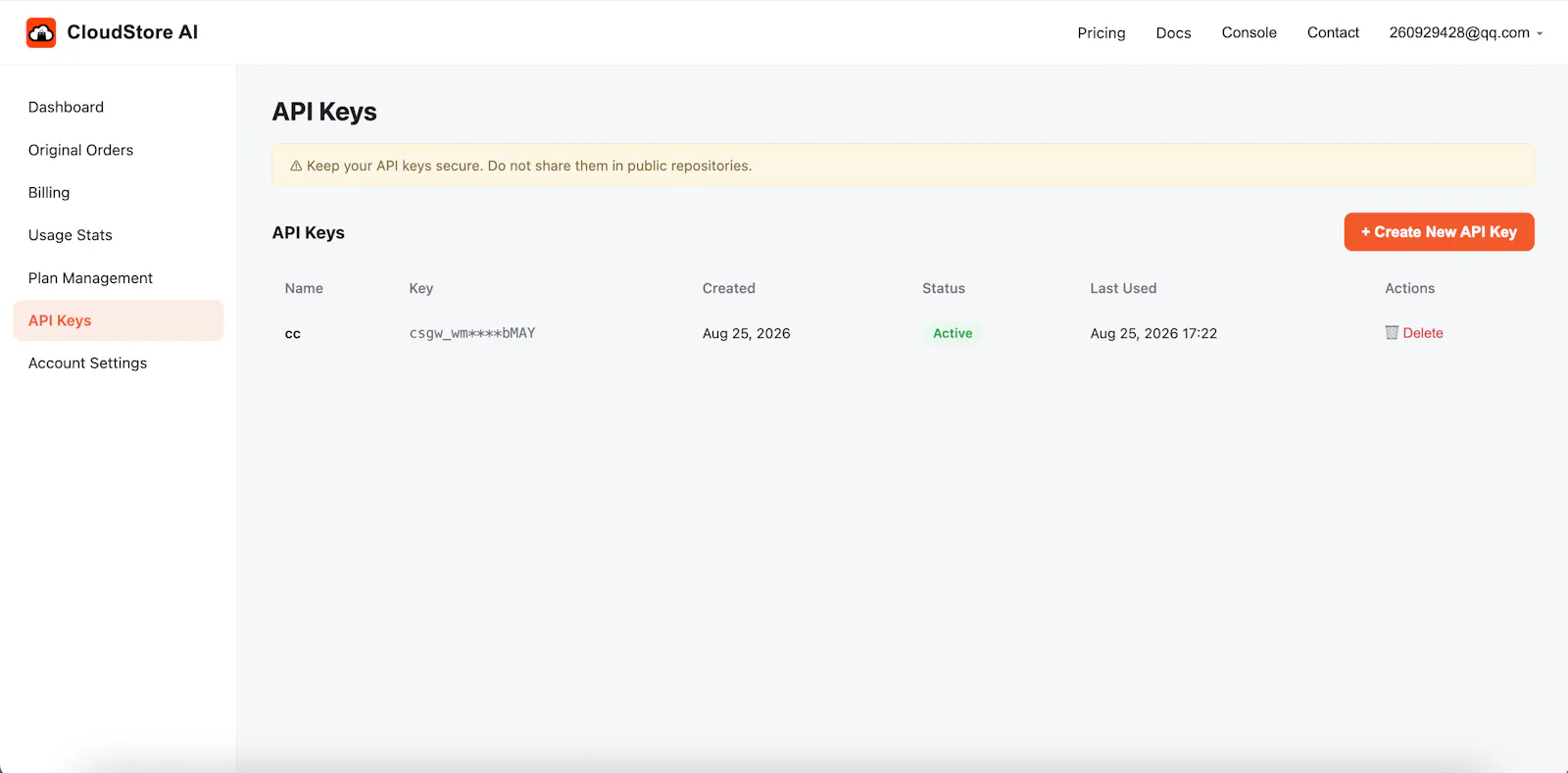 NubeStore CloudStore API screenshot 3