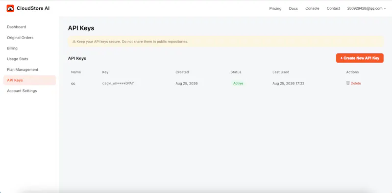 NubeStore CloudStore API screenshot 3