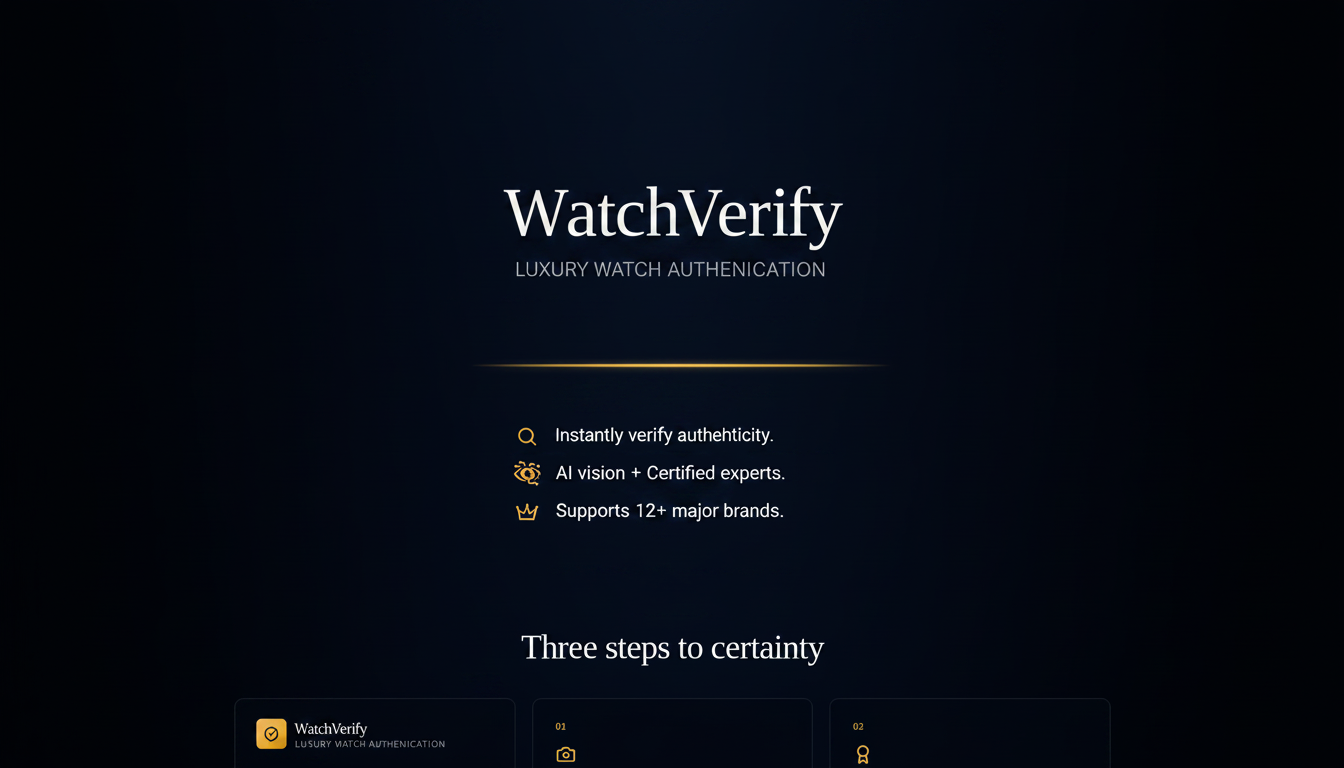 GenuWatch — Luxury Watch Authentication gallery image