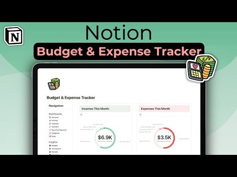 Notion Budget & Expense Tracker gallery image