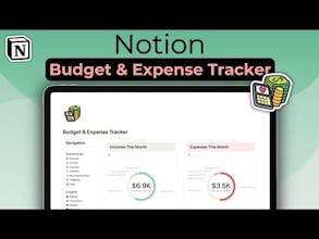Notion Budget & Expense Tracker gallery image
