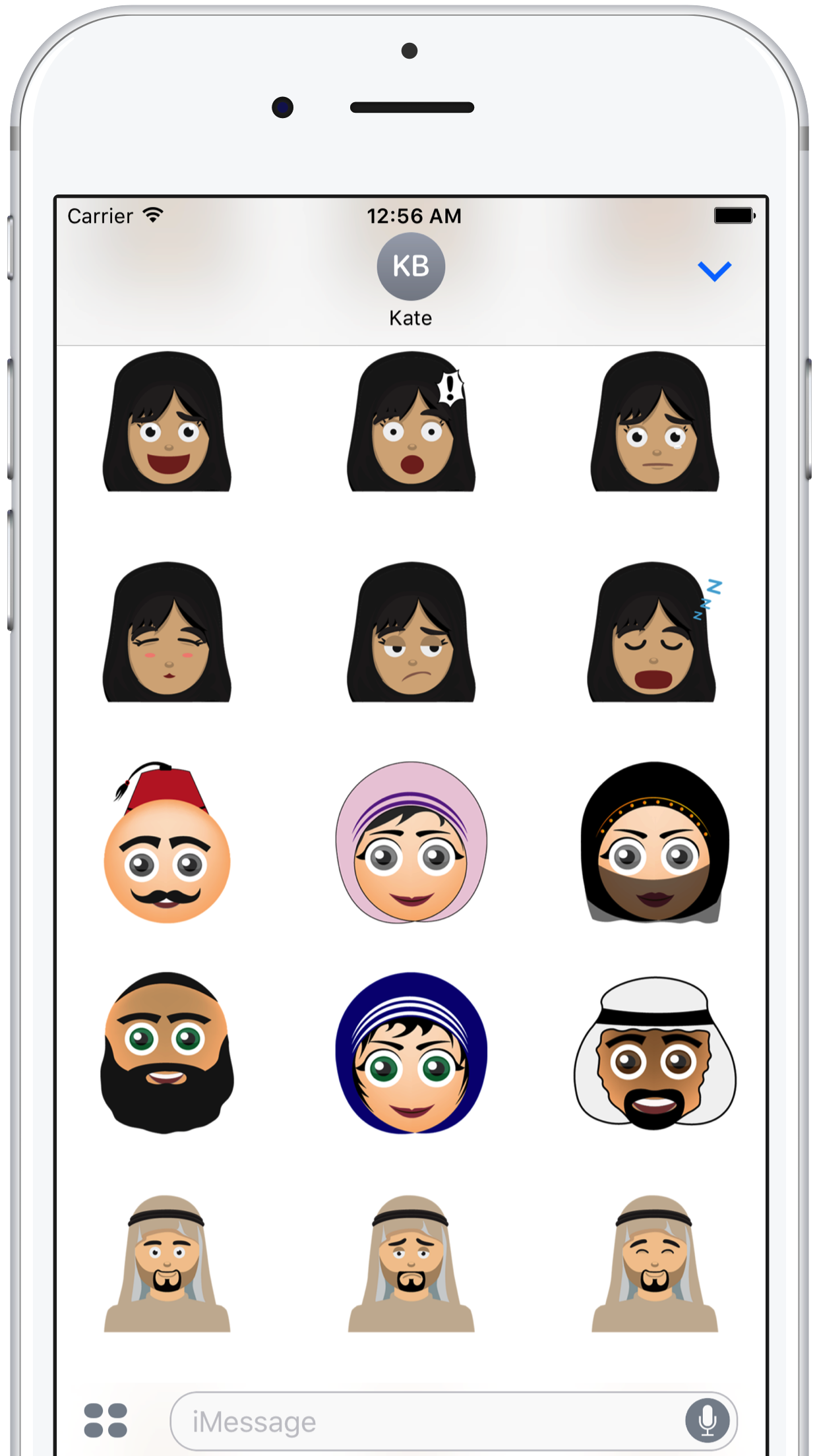 Arabic Emoji Stickers Pack 1 gallery image