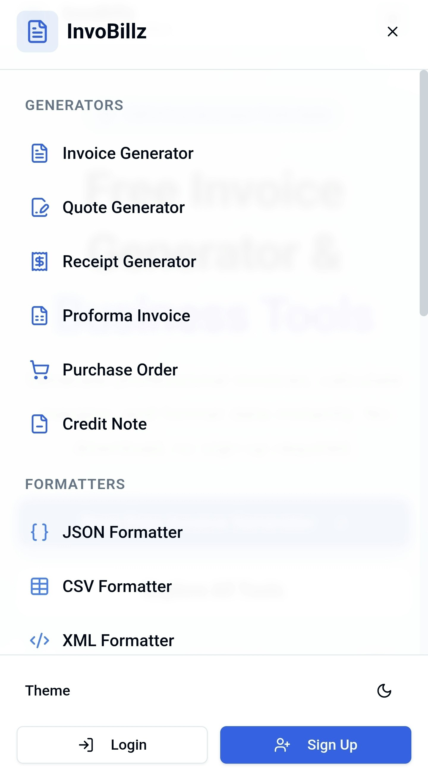 InvoBillz - Free Invoice Generator 2026 - Screenshot 2 showing product features and functionality
