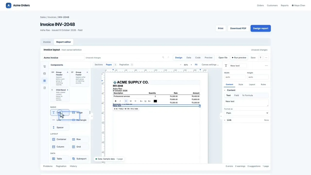 Open Reports gallery image