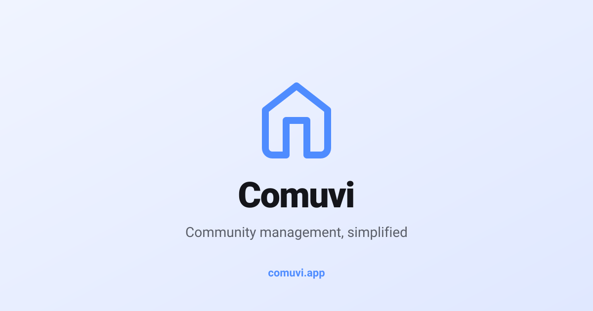 Comuvi — Community living, organized  gallery image