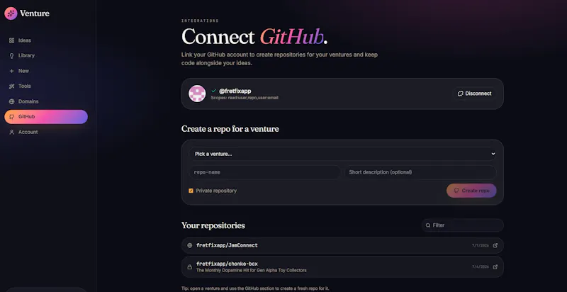 Venturee.app screenshot 6