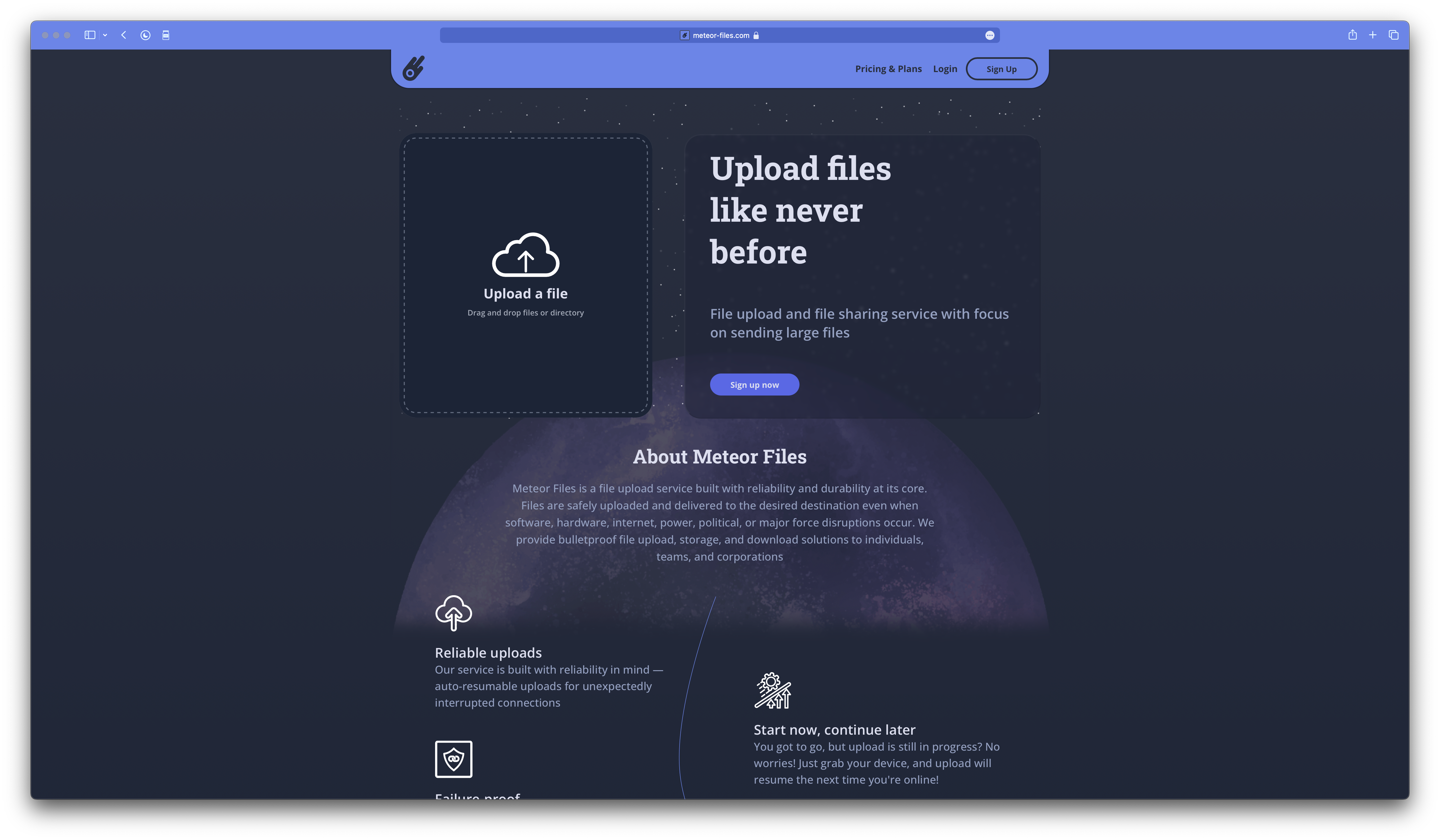Meteor -Dateien media 2