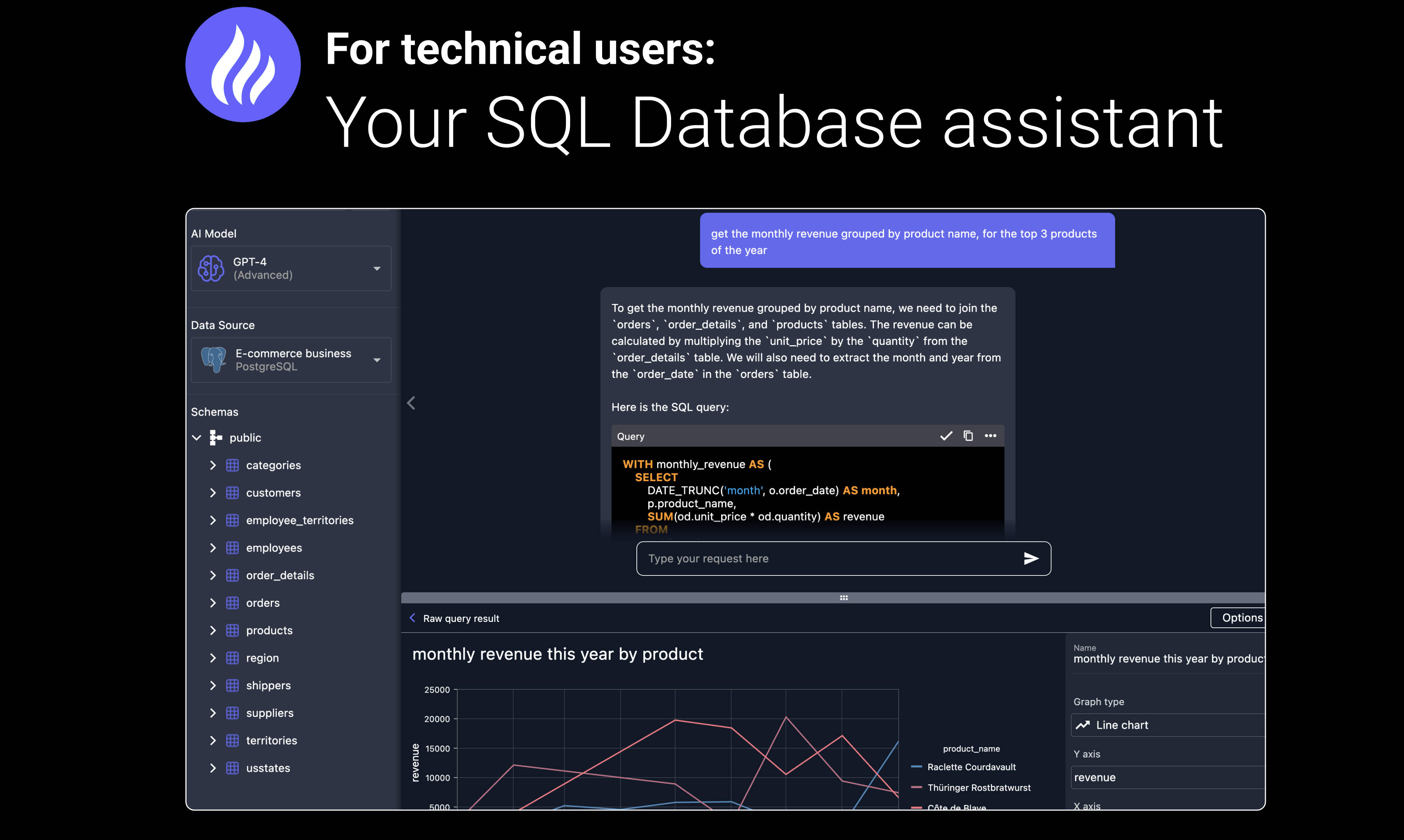 BlazeSQL gallery image