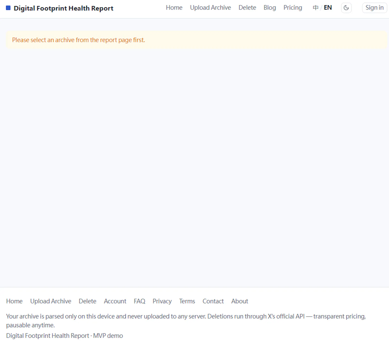 Digital Footprint Health screenshot 3