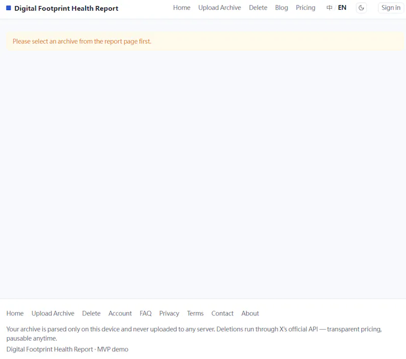 Digital Footprint Health screenshot 3