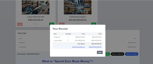 Spend Elon Musk Money gallery image