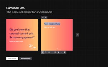 Carousel Hero gallery image