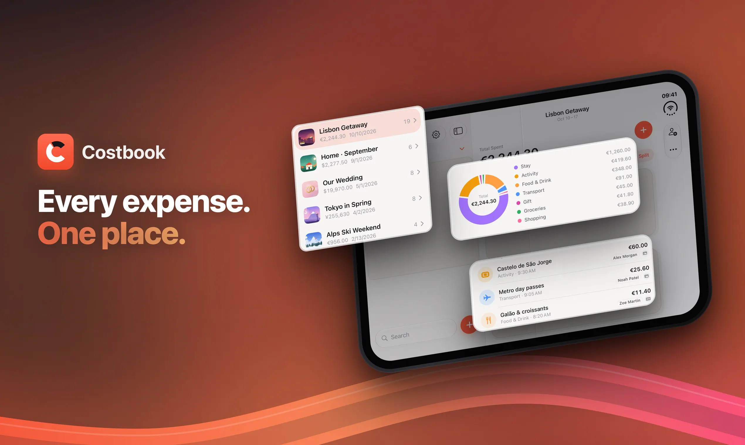 Costbook 截图 2