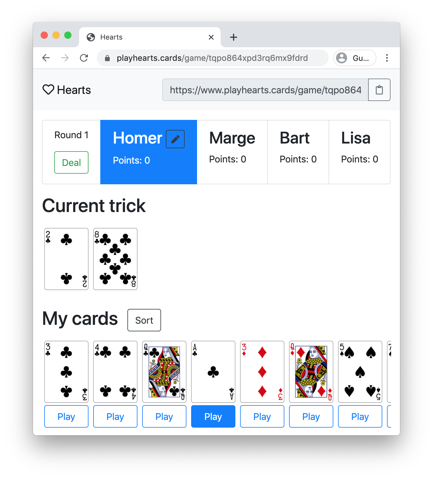 Play Hearts gallery image