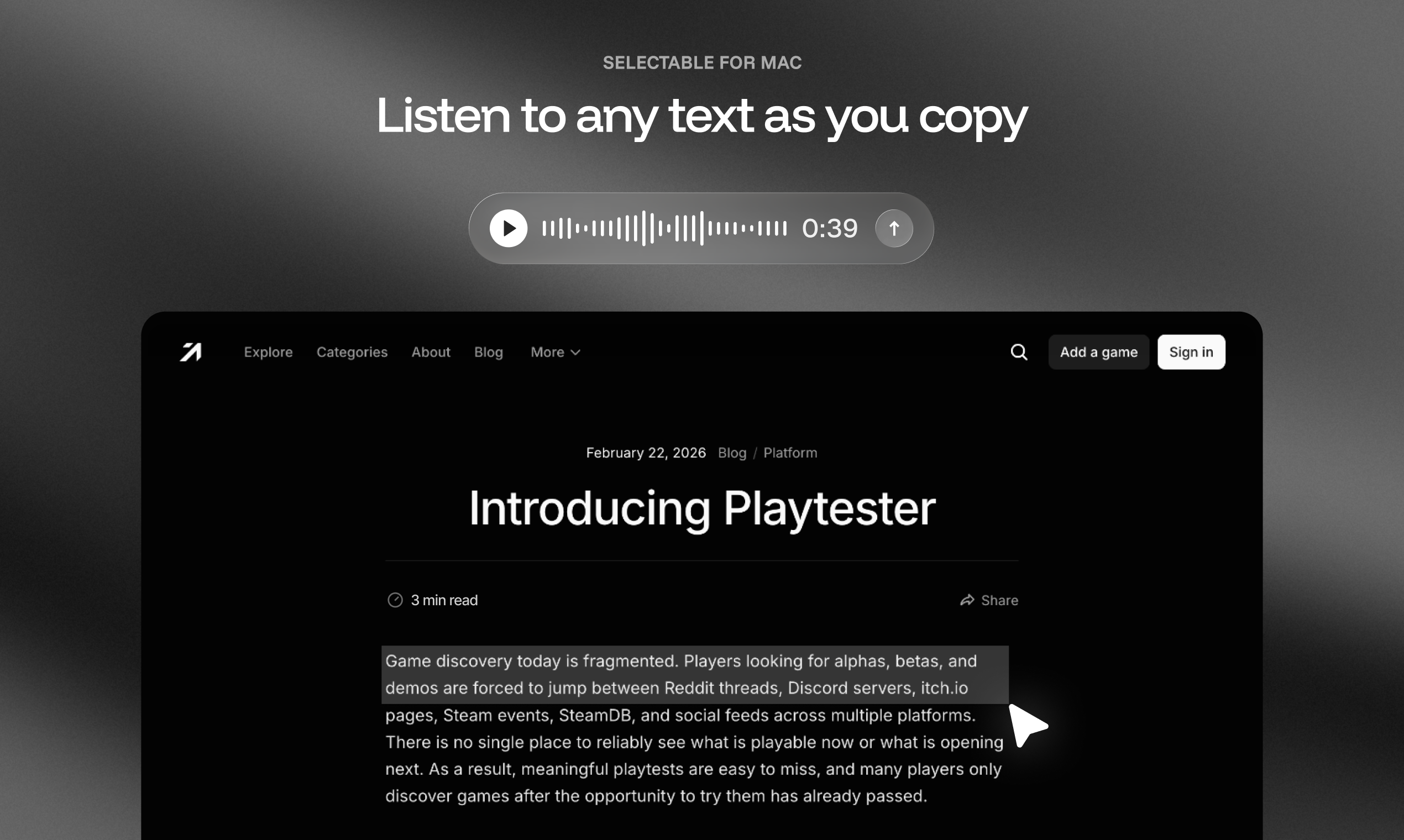 Selectable: OCR & Text Capture gallery image