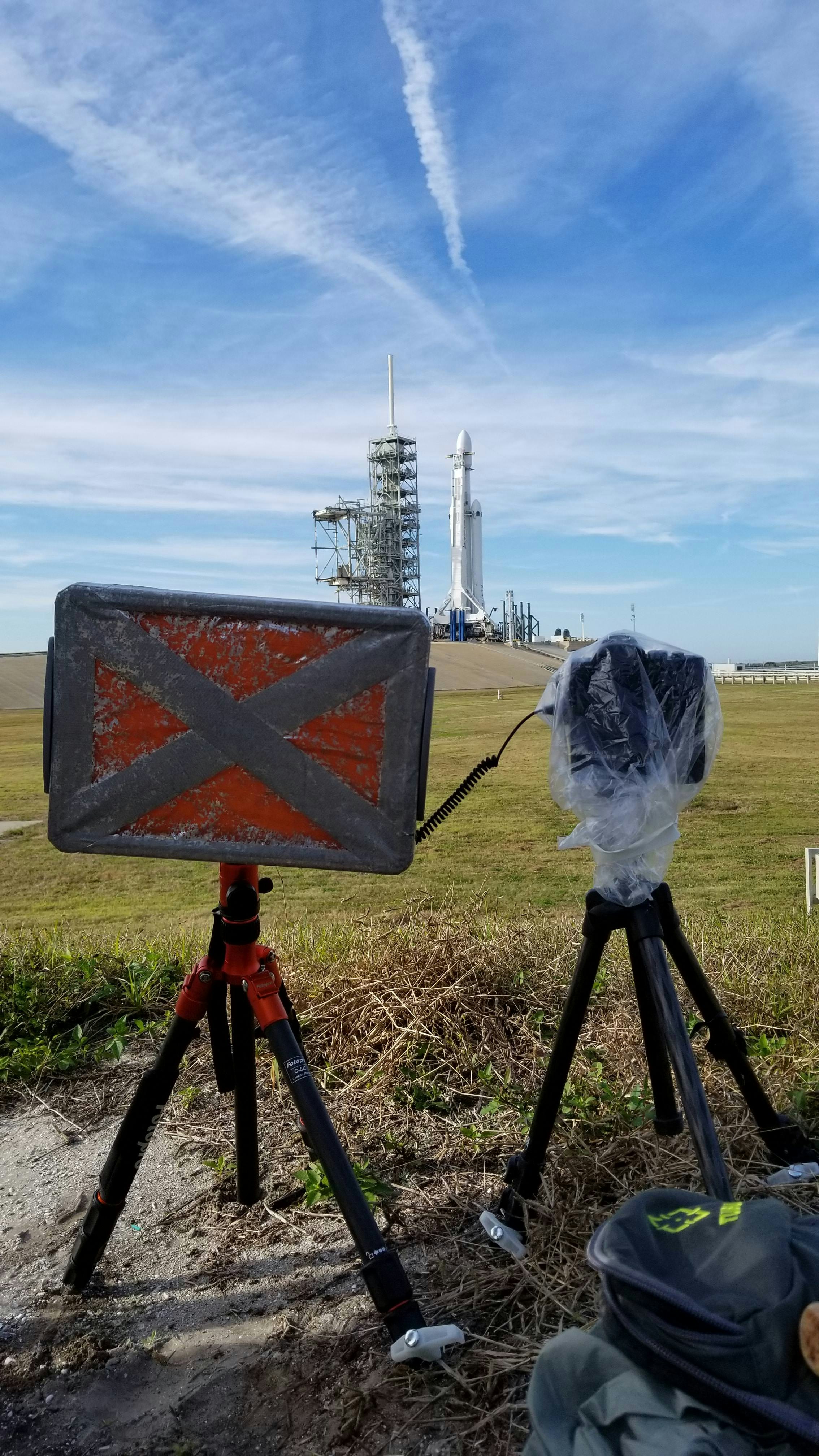 Powerful Falcon Heavy launch detail poster - Original Photography by Ryan Chylinski gallery image