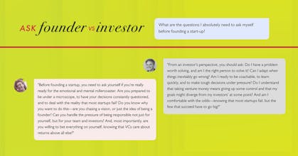 Ask Founder vs Investor gallery image