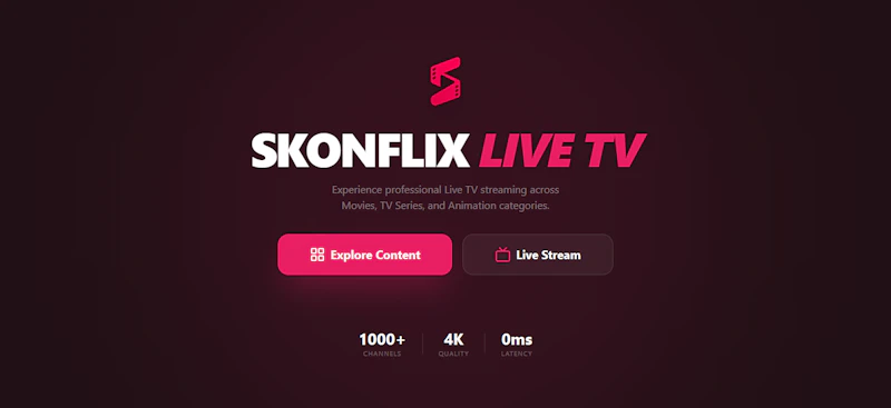 Skonflix Live TV screenshot 1