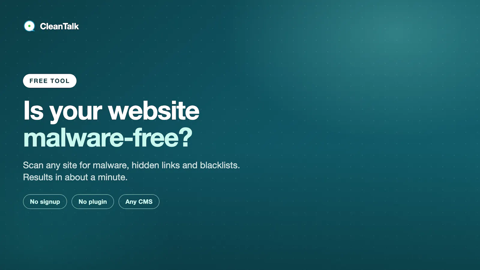CleanTalk Website Malware Scanner screenshot 2