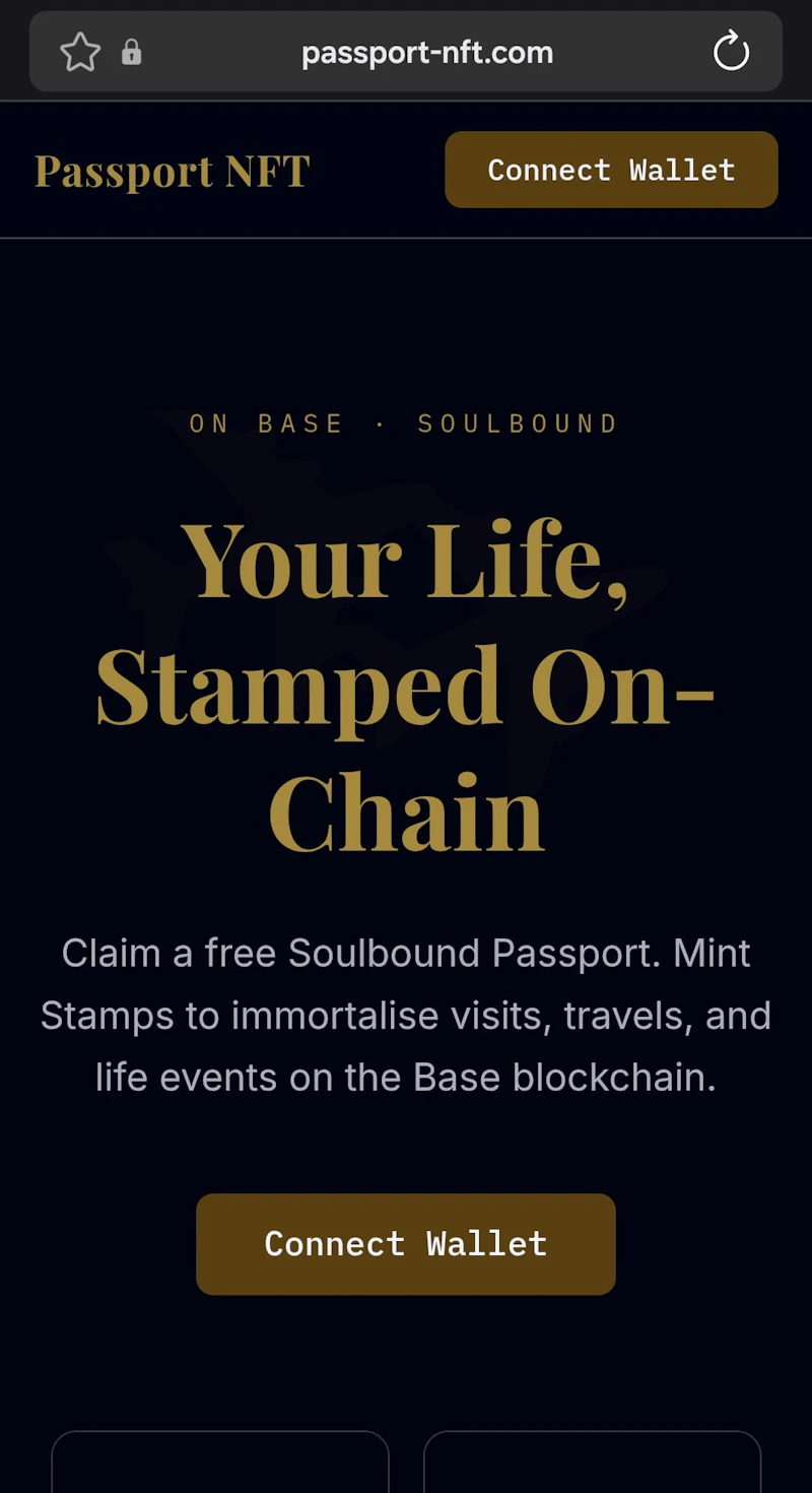 Passport NFT screenshot 1
