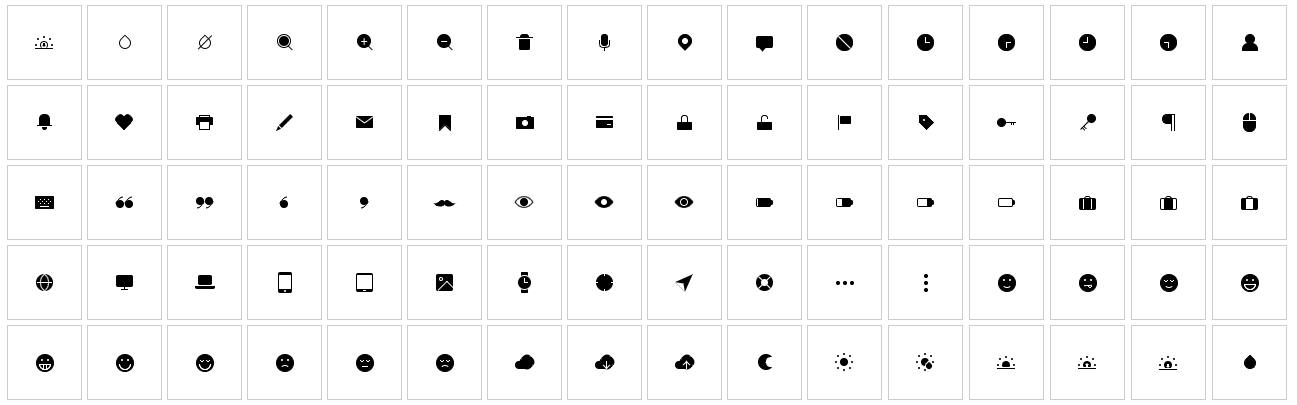 CSS ICON gallery image