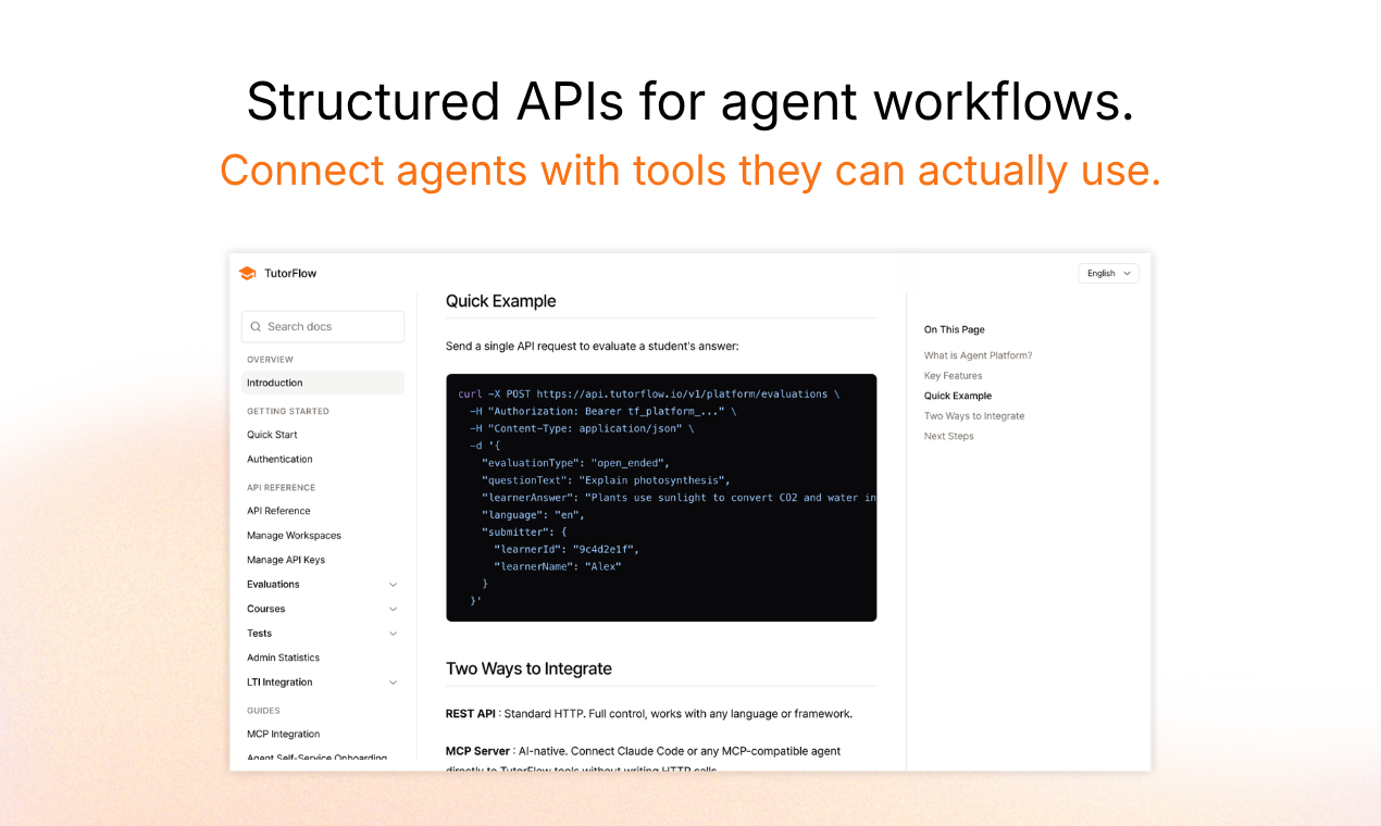 TutorFlow Agent Platform gallery image