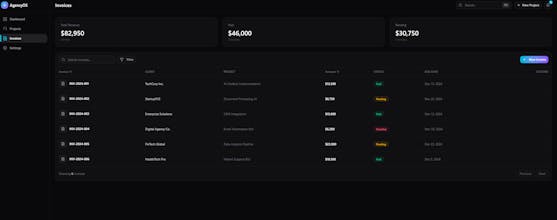 AgencyOS Client Portal Boilerplate gallery image