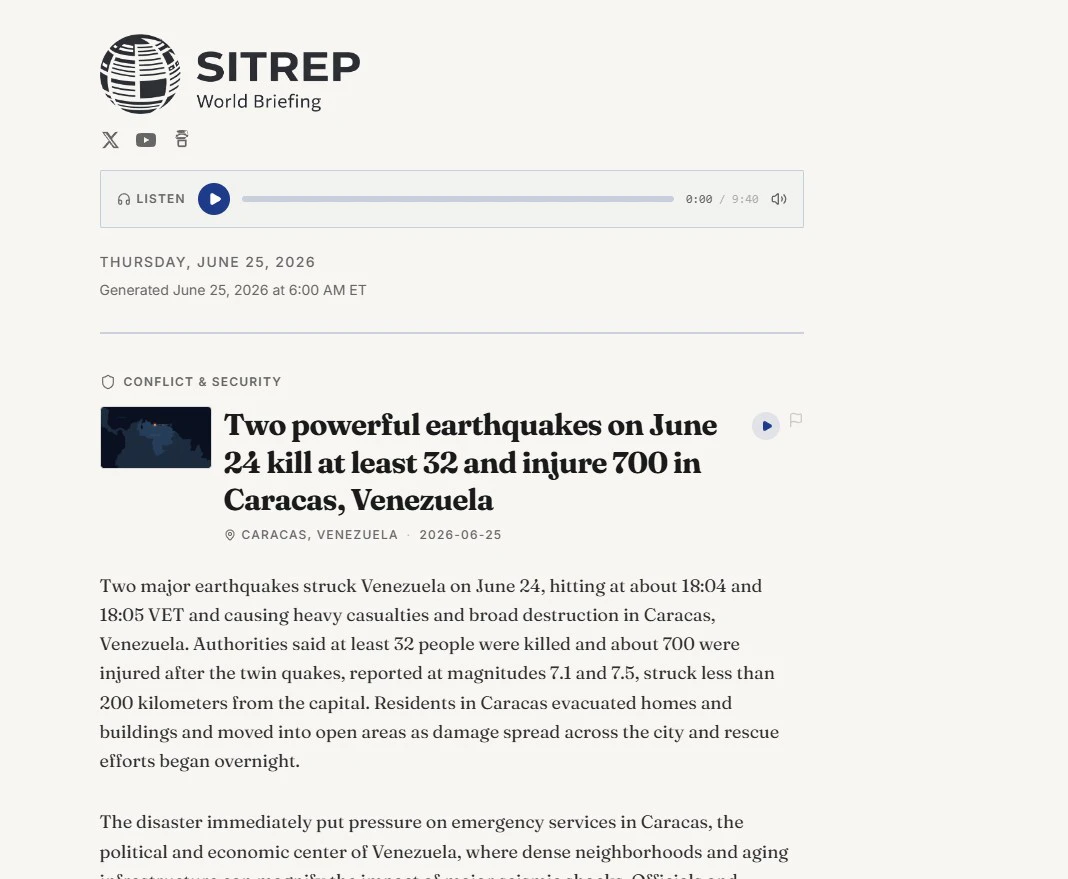 SITREP 截图