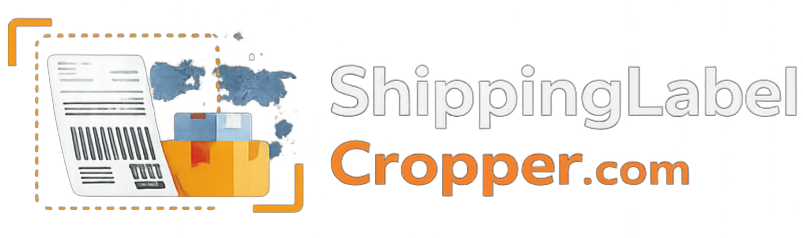 Shipping Label Cropper - Main product screenshot demonstrating key features and user interface