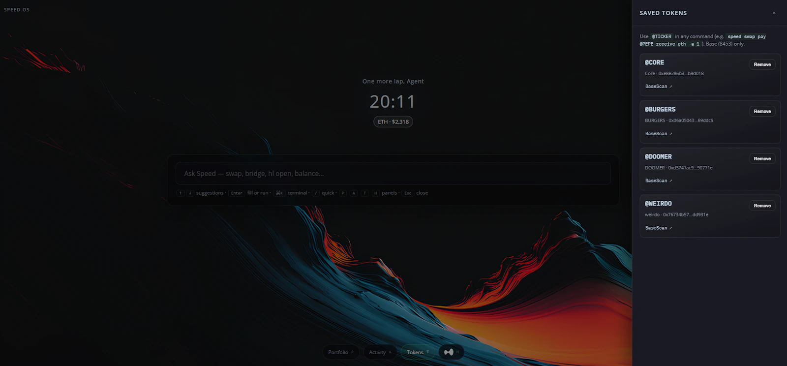 Speed OS — Onchain Trading Workspace screenshot 7