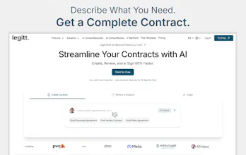 Legitt AI Contract Generator gallery image