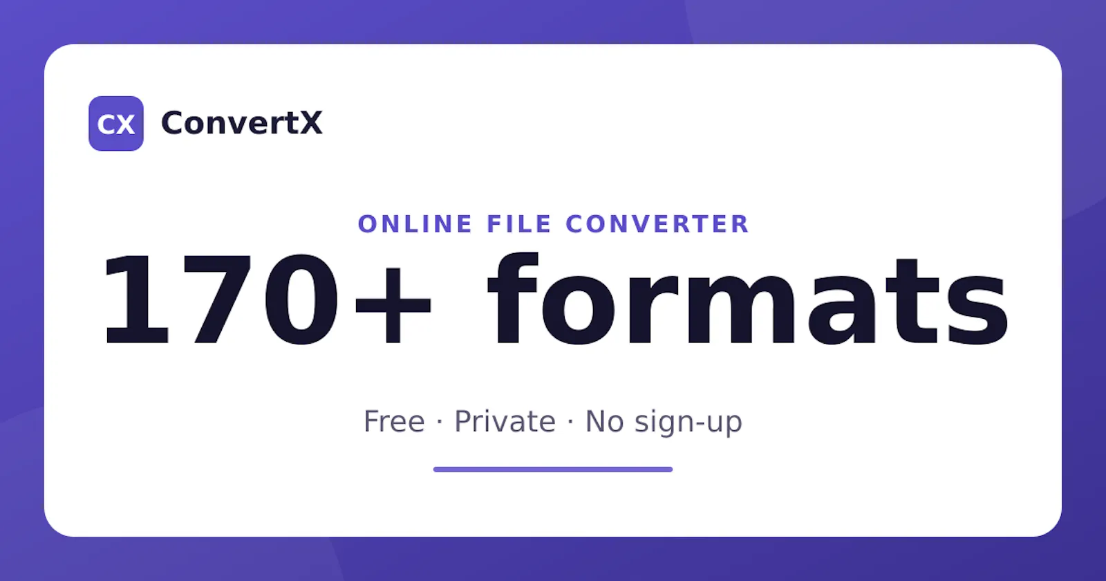 ConvertX screenshot 1