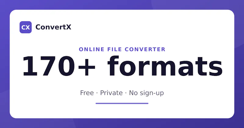 ConvertX screenshot 1