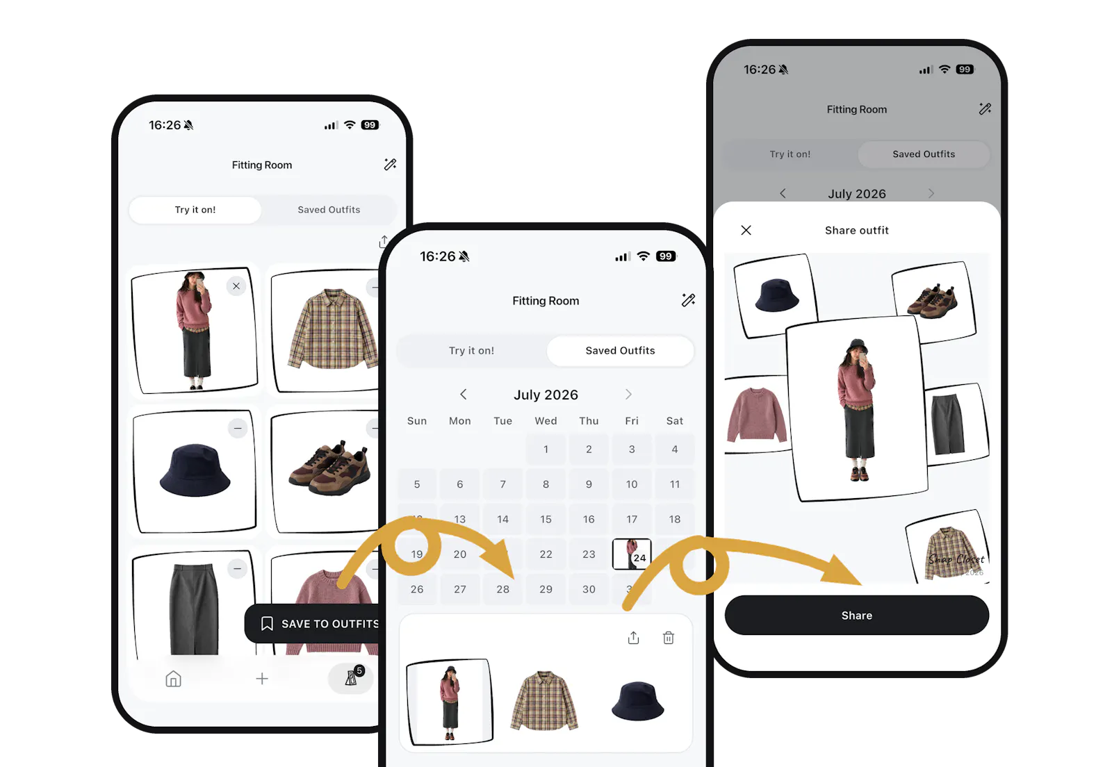 Snap Closet: Outfit & Wardrobe screenshot 3
