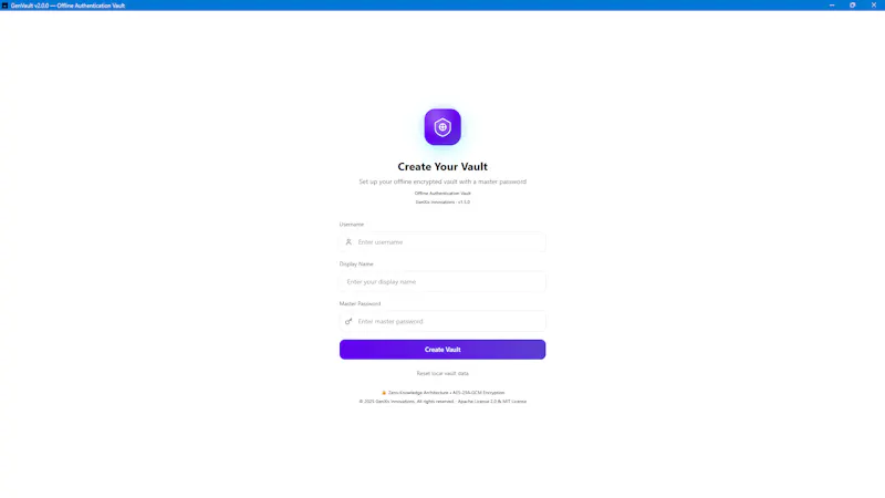 Gen Vault screenshot 1