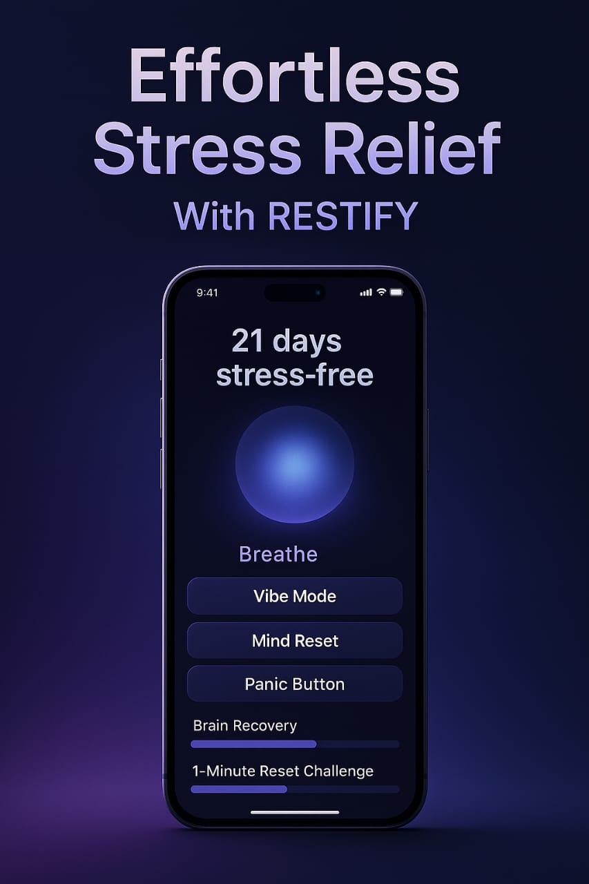 Restify - Ihr mentales Fitnessstudio für Ruhe, Klarheit und Frieden Medien 3