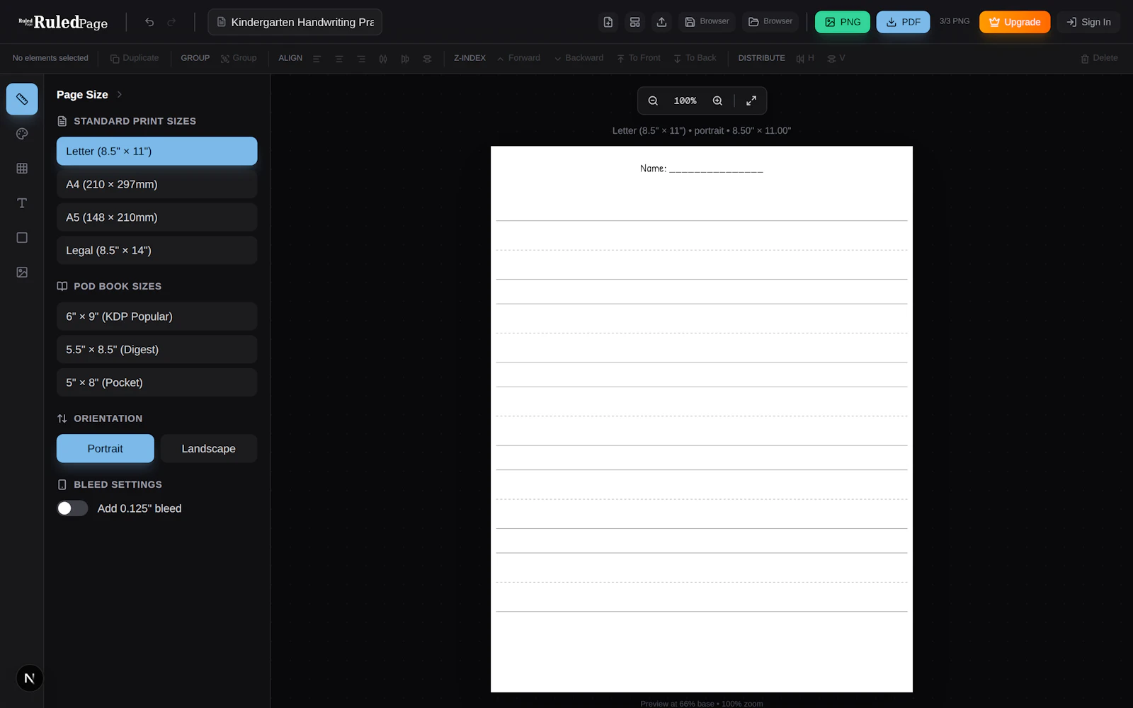 RuledPage screenshot 11