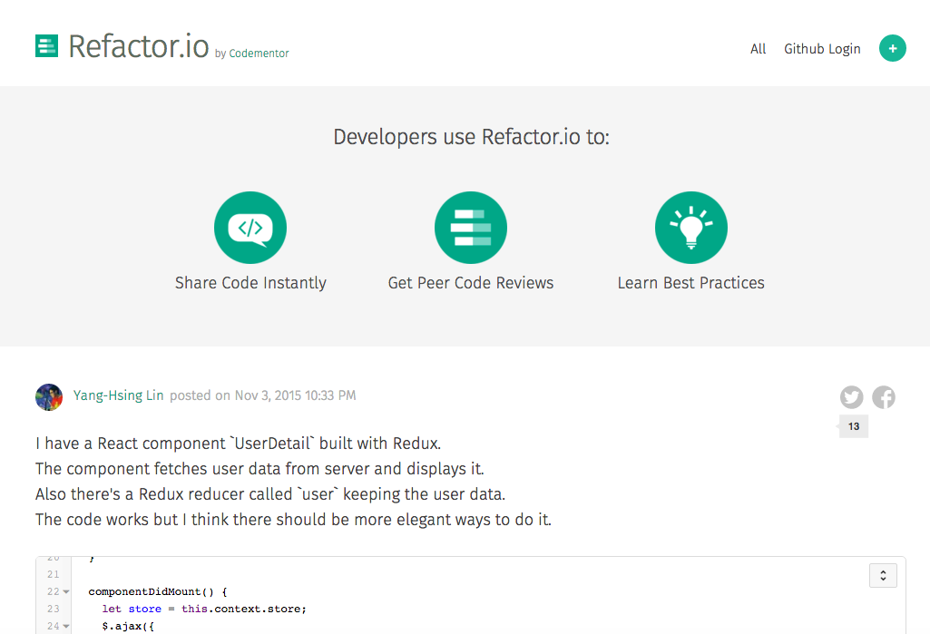 Refactor.io gallery image