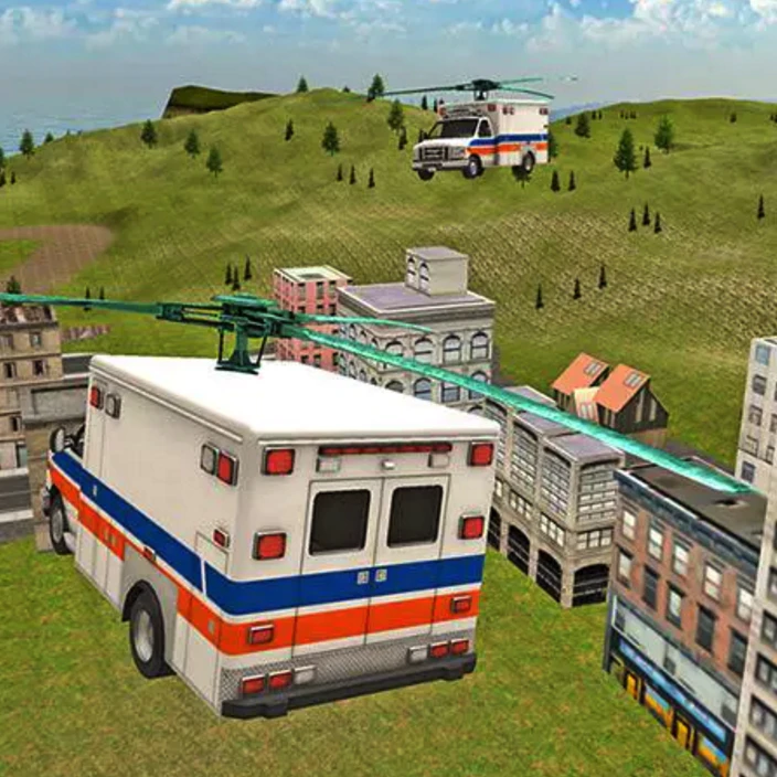 Flying Ambulance Simulator 3D