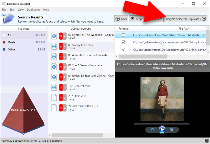 Duplicate Sweeper screenshot 6