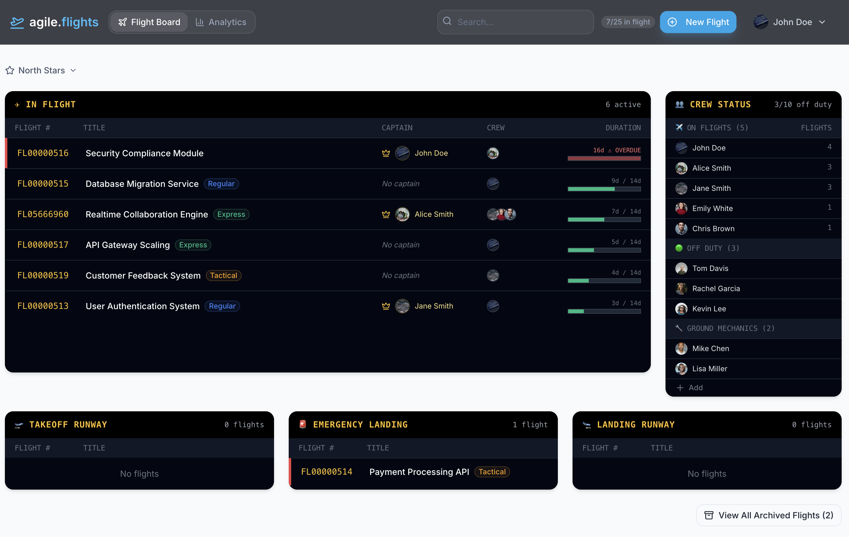 agile.flights - Screenshot 2 showing product features and functionality