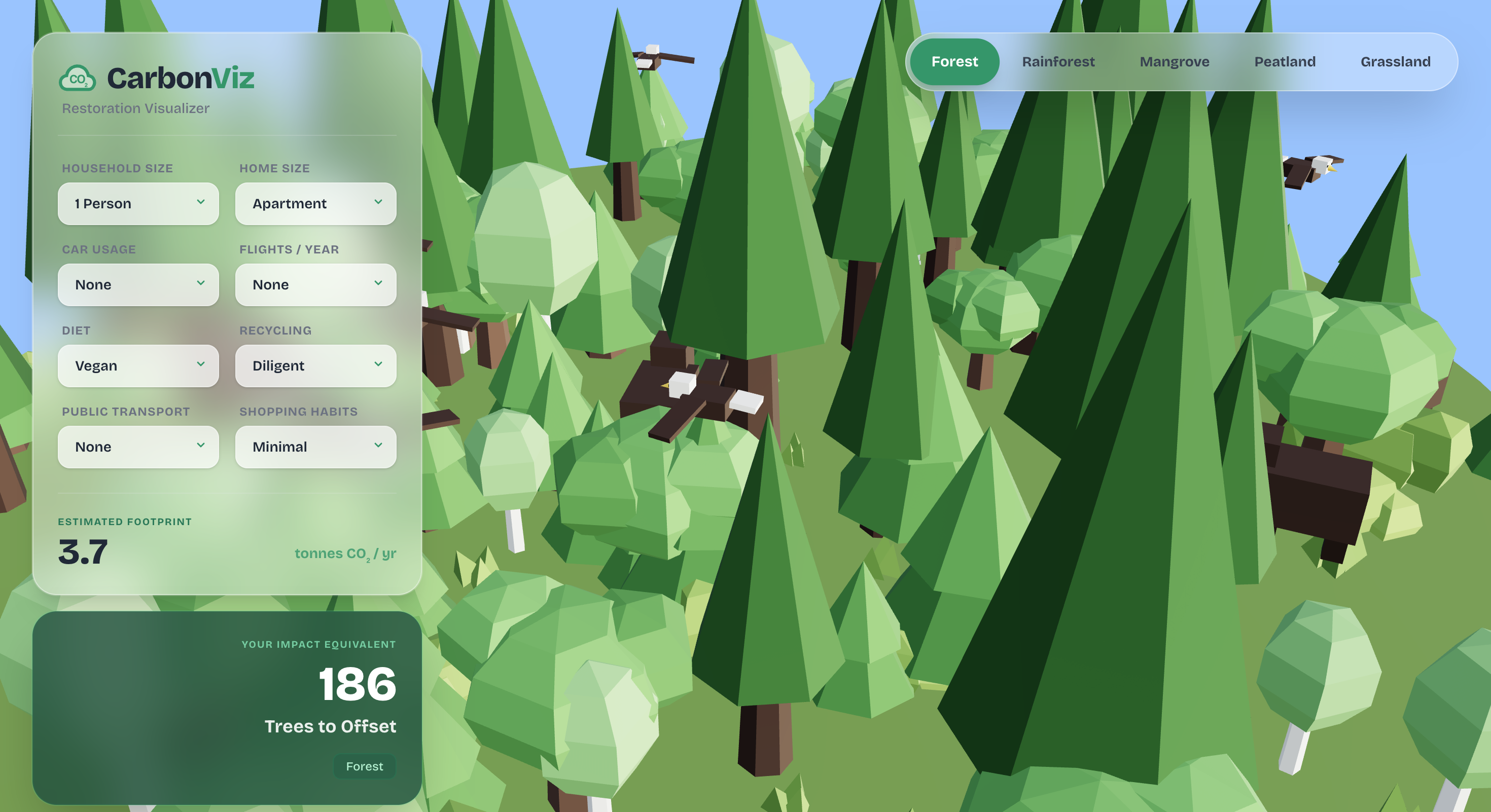 CarbonViz - Screenshot 2 showing product features and functionality