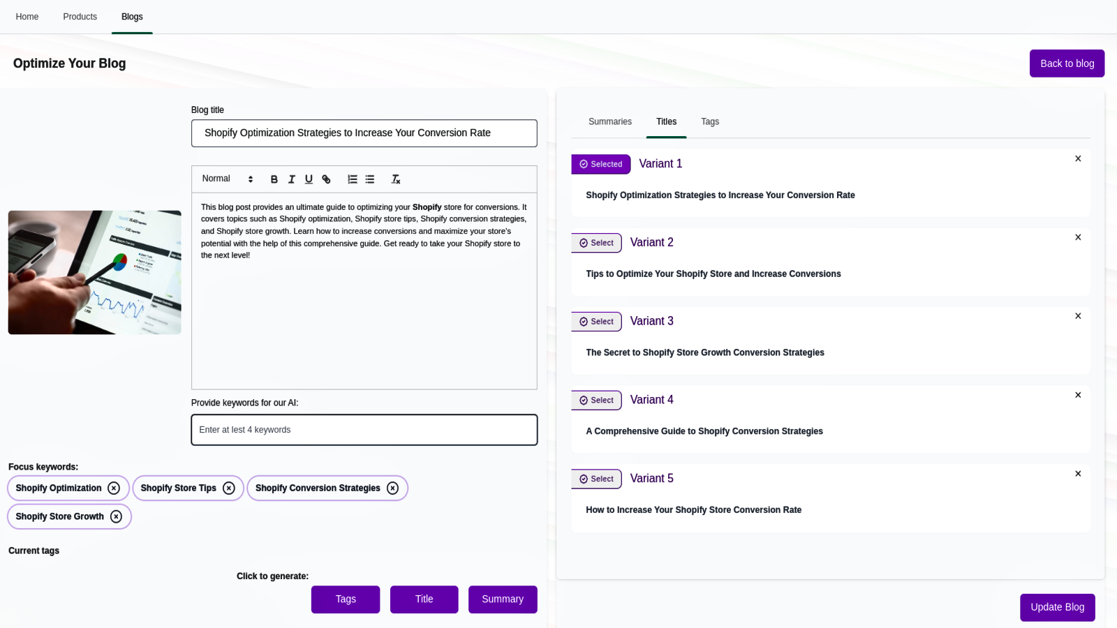 Shopify Product and Blog SEO Booster gallery image