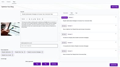 Shopify Product and Blog SEO Booster gallery image