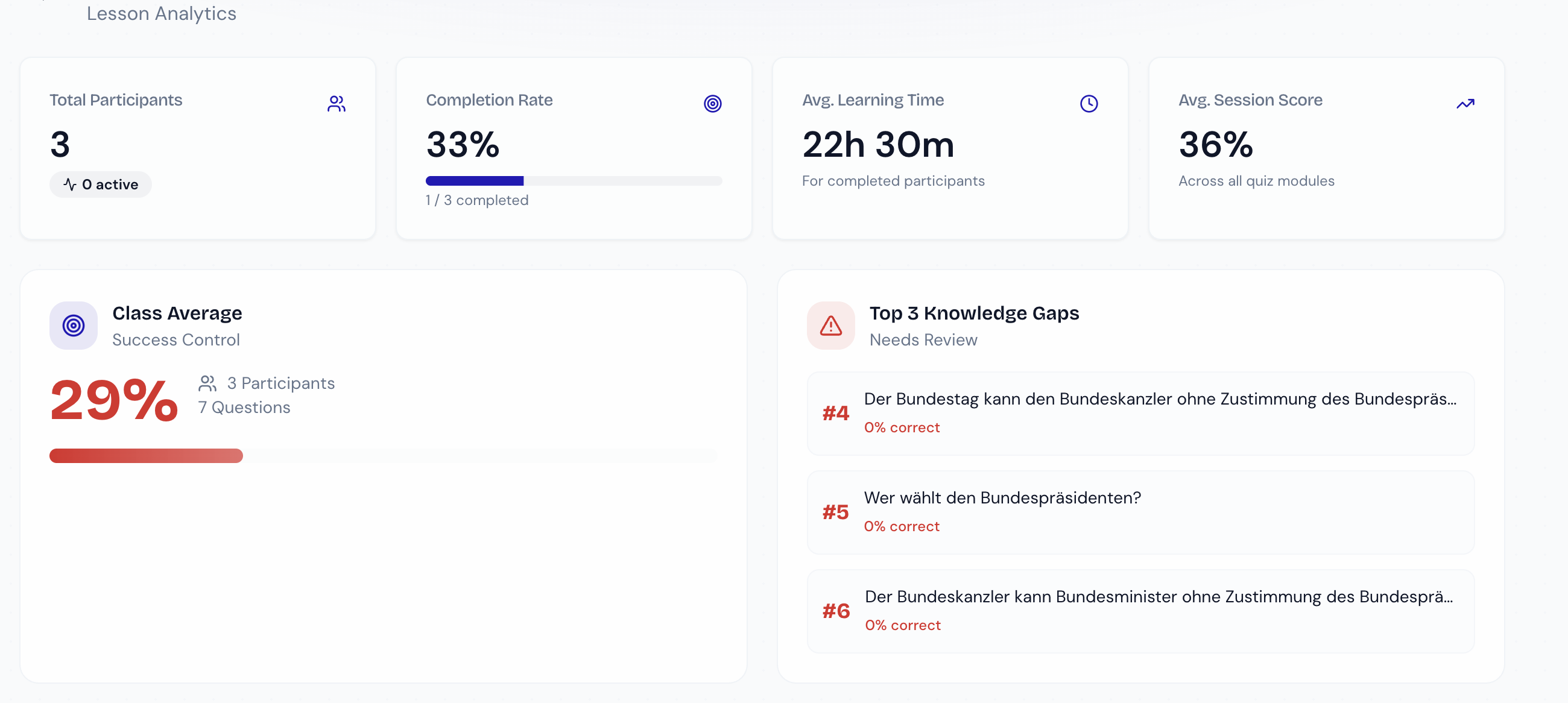 InsightQuiz - Screenshot 2 showing product features and functionality