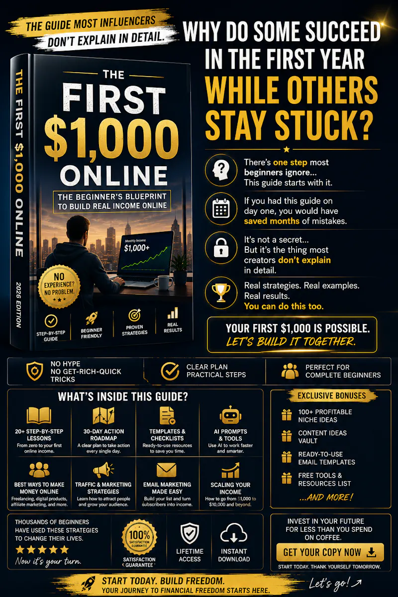  Online Income Blueprint for Beginners screenshot 1