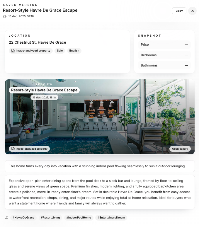 ListologyAi - Screenshot 3 showing product features and functionality