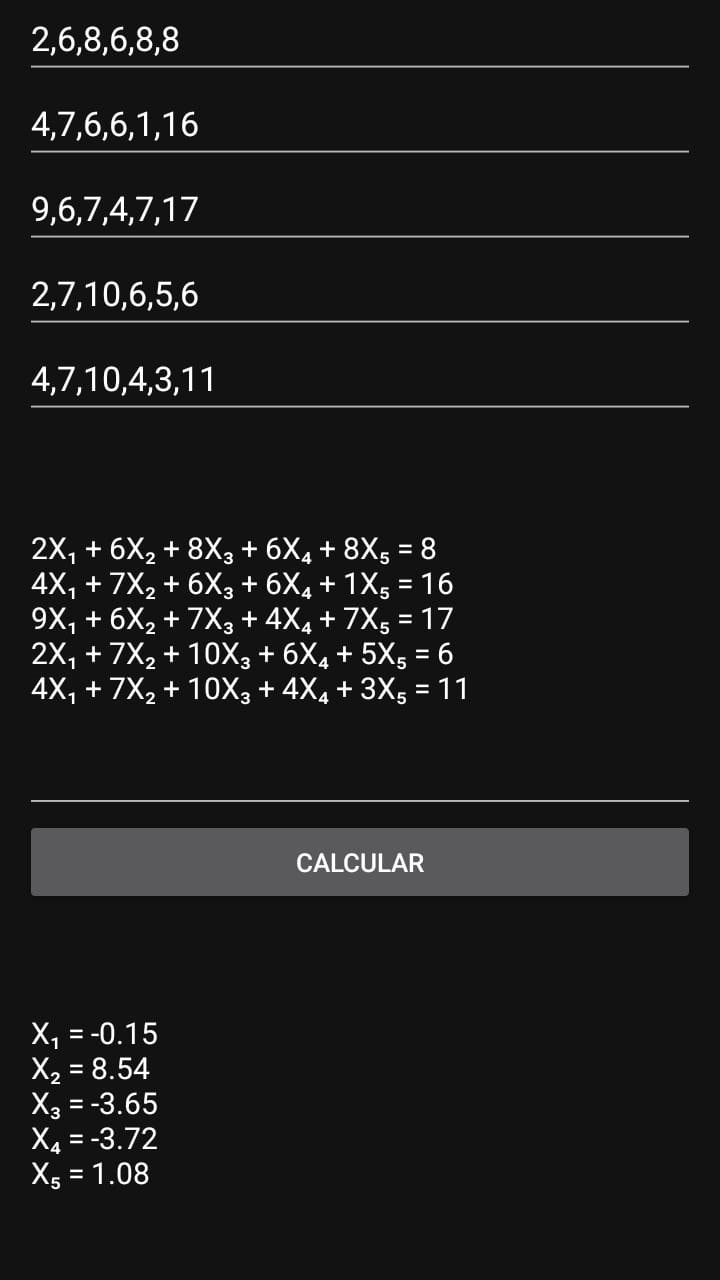 Média xsol es una aplicación profesional - APP PLAY STORE xsol resolver sistemas de ecuaciones lineales 7
